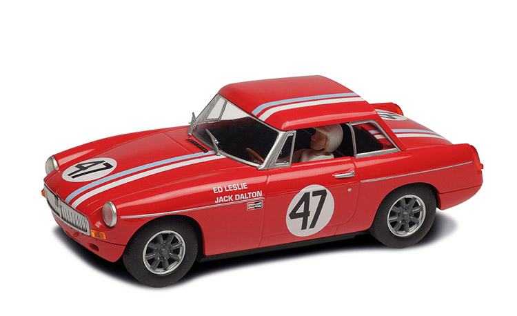 SCALEXTRIC MGB Sebring 1964, # 47 - red